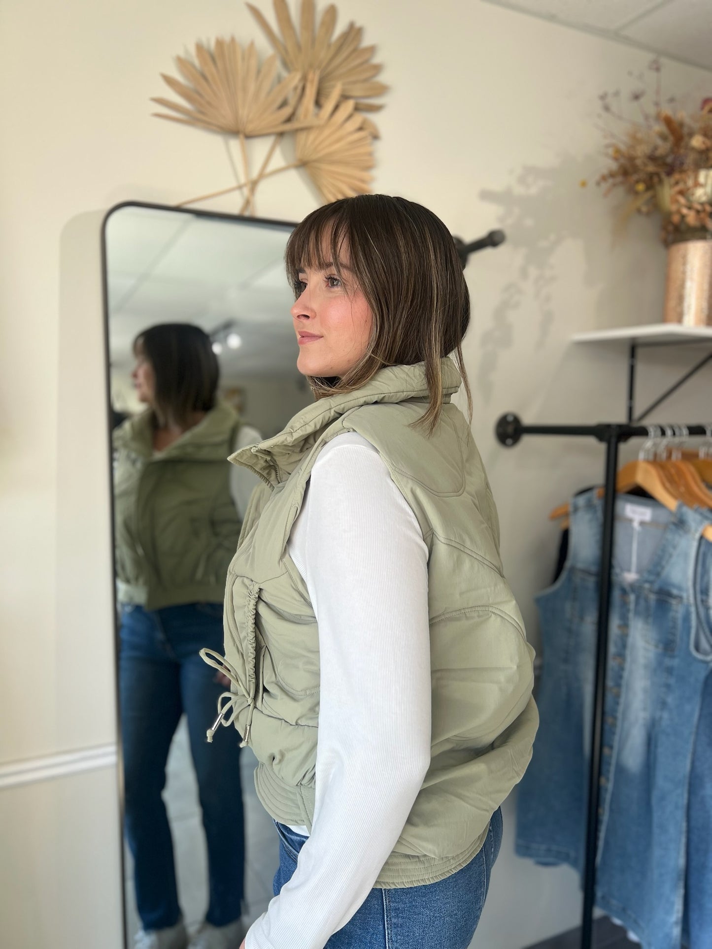 Tied Up Puffer Vest