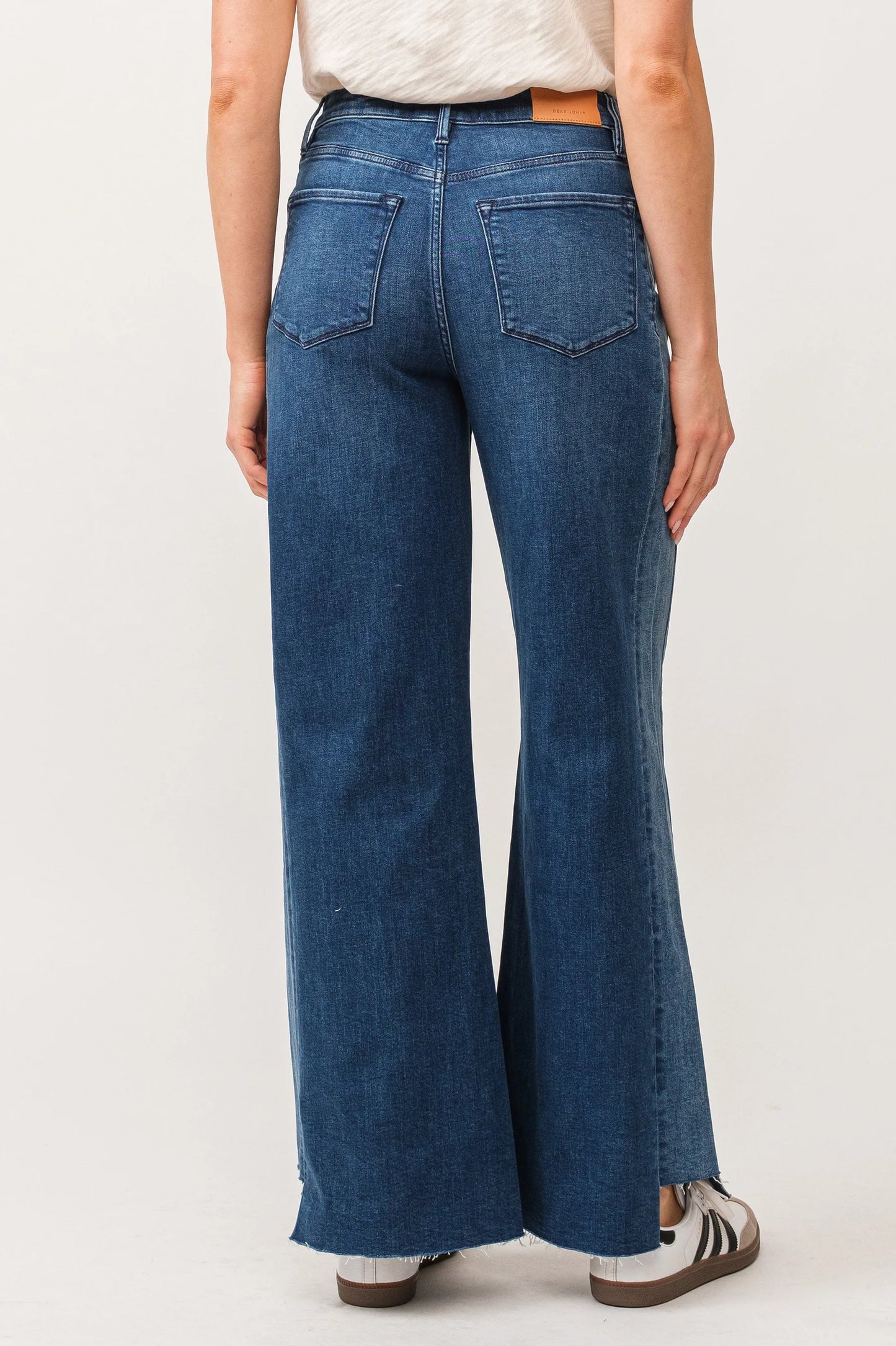 Fiona High Rise Wide Leg Jeans - Arctic Blue image 2
