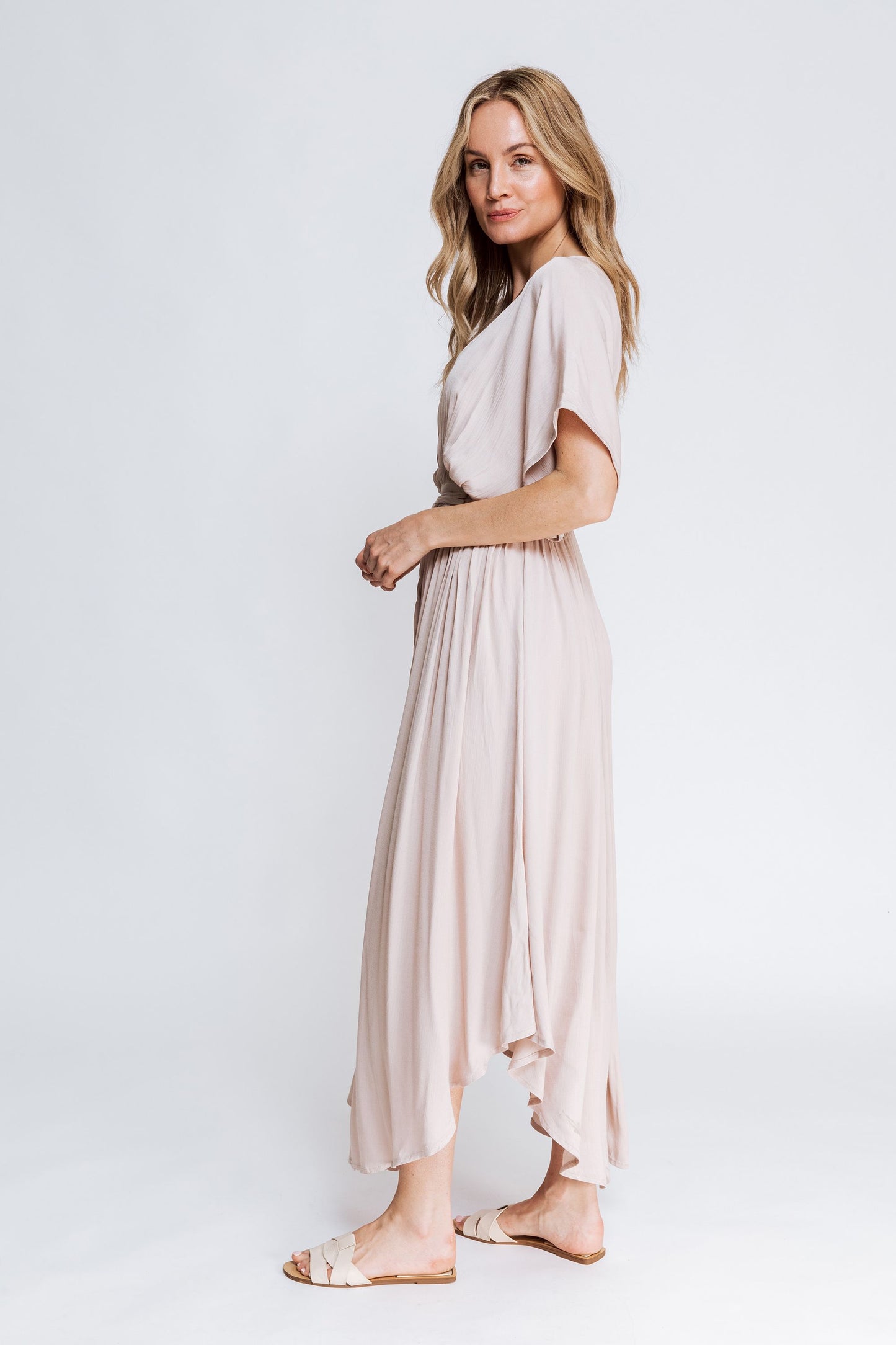 Beautiful Beige Maxi Dress image 1