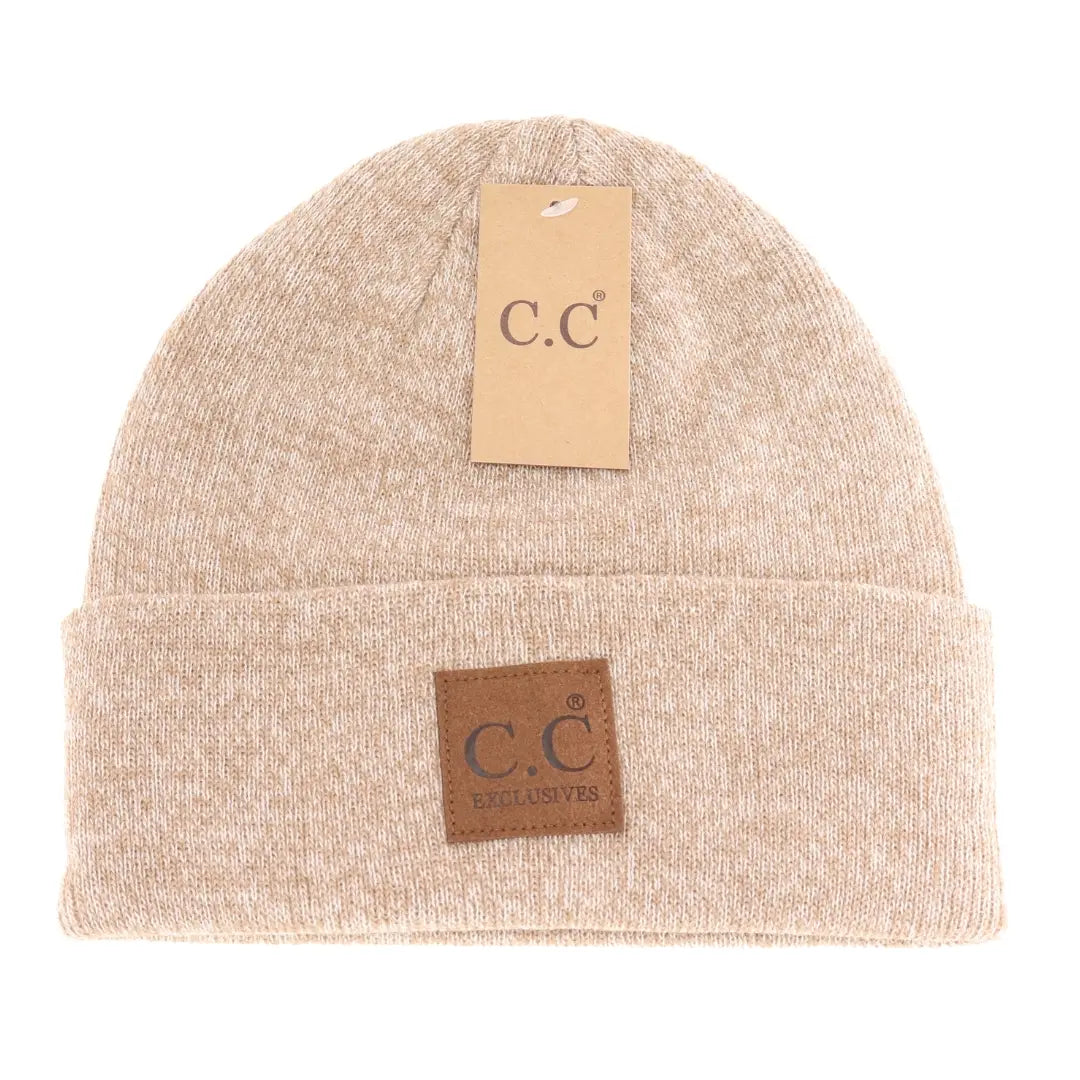 Unisex Classic Oversized Logo Cc Beanie