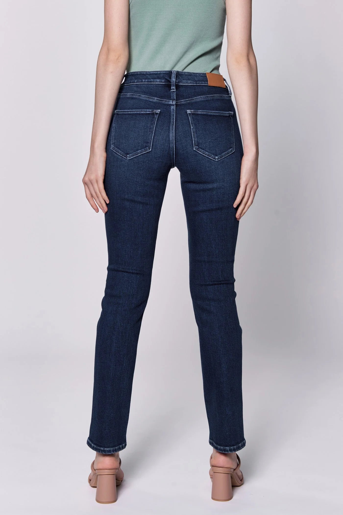 Blair Mid Rise Slim Straight Jeans - Riviera image 2