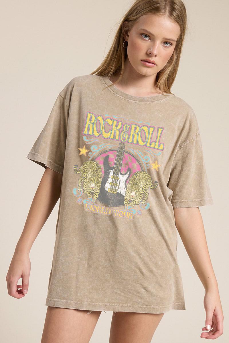 Rock & Roll Vintage Graphic Tee