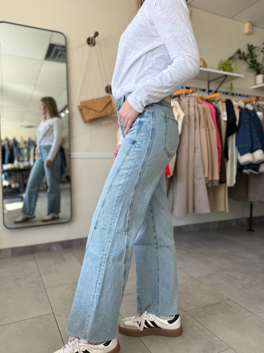 Meg High Rise Wide Legs | Imagination