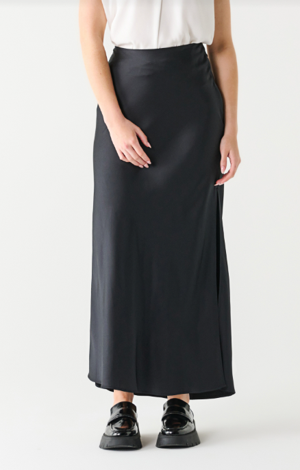Sleek Satin Maxi Skirt image 0