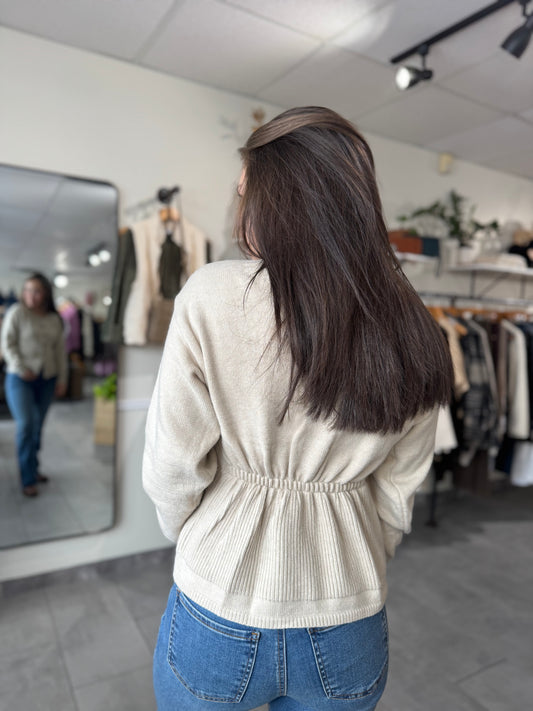 Michelle Cardigan | Bone White