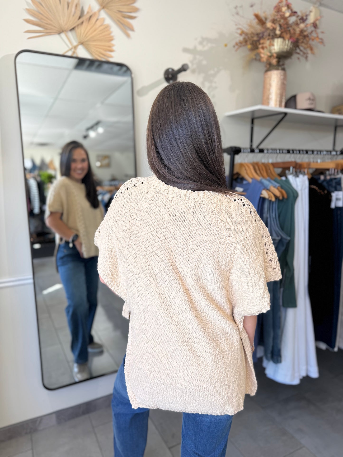Sidelines Sweater Poncho