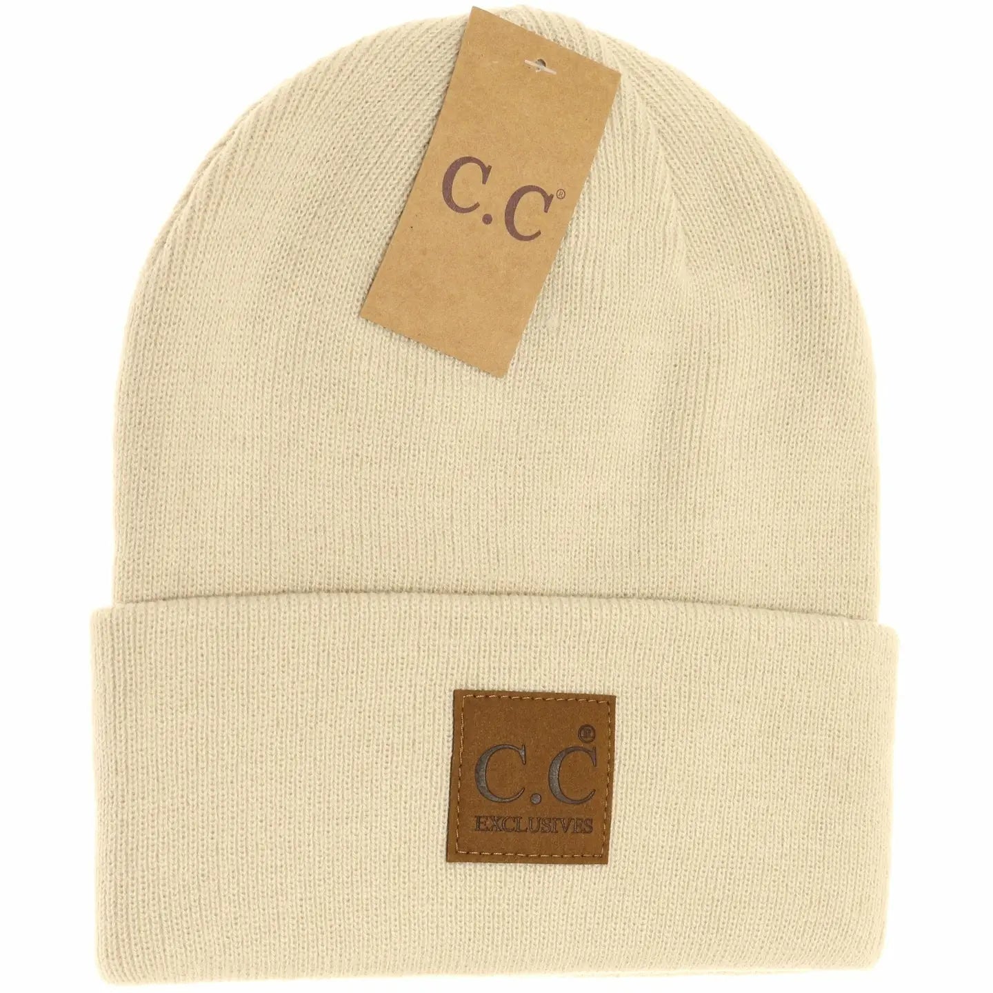 Unisex Classic Oversized Logo Cc Beanie