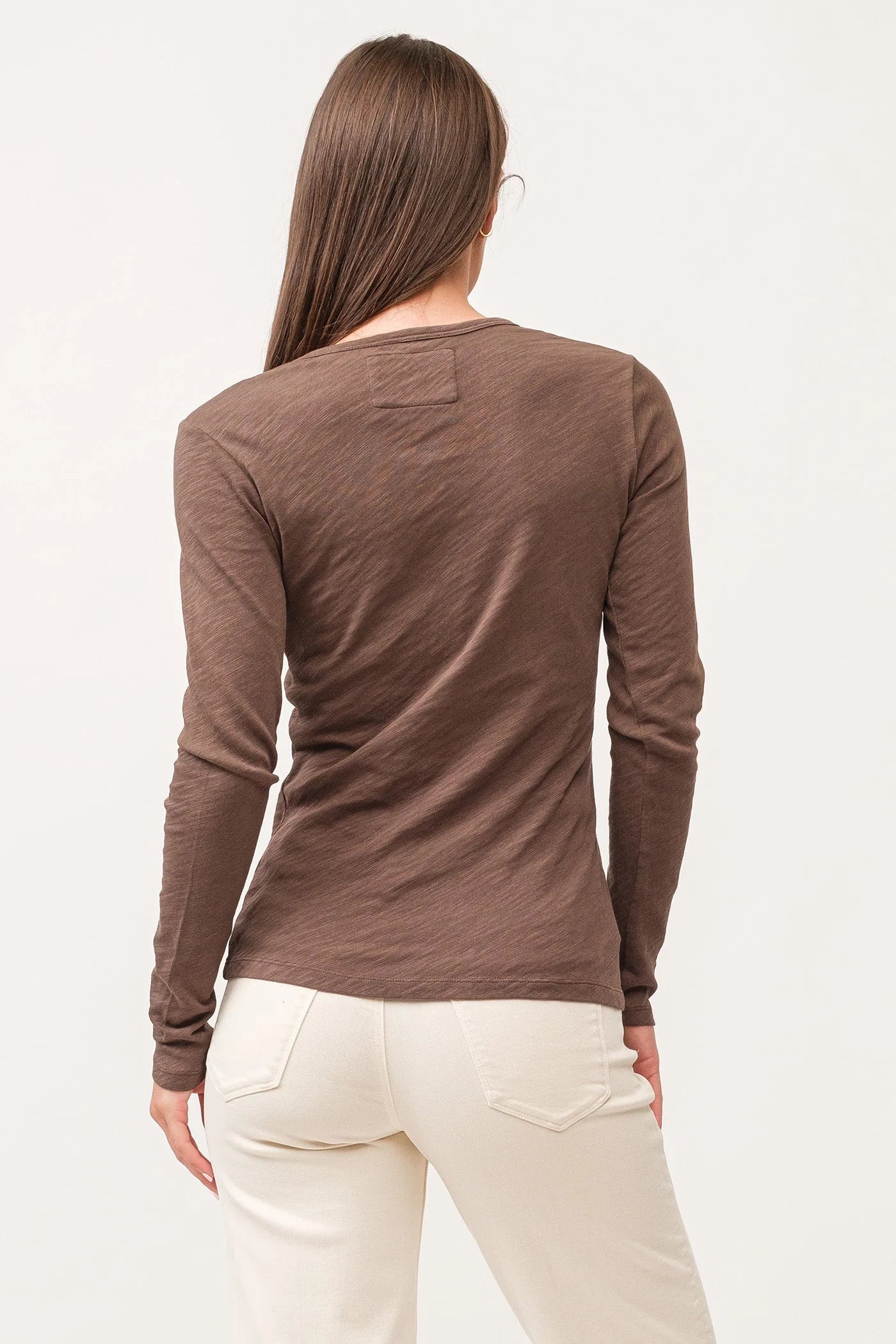 Nina Crew Neck Classic Fit Long Sleeve image 3