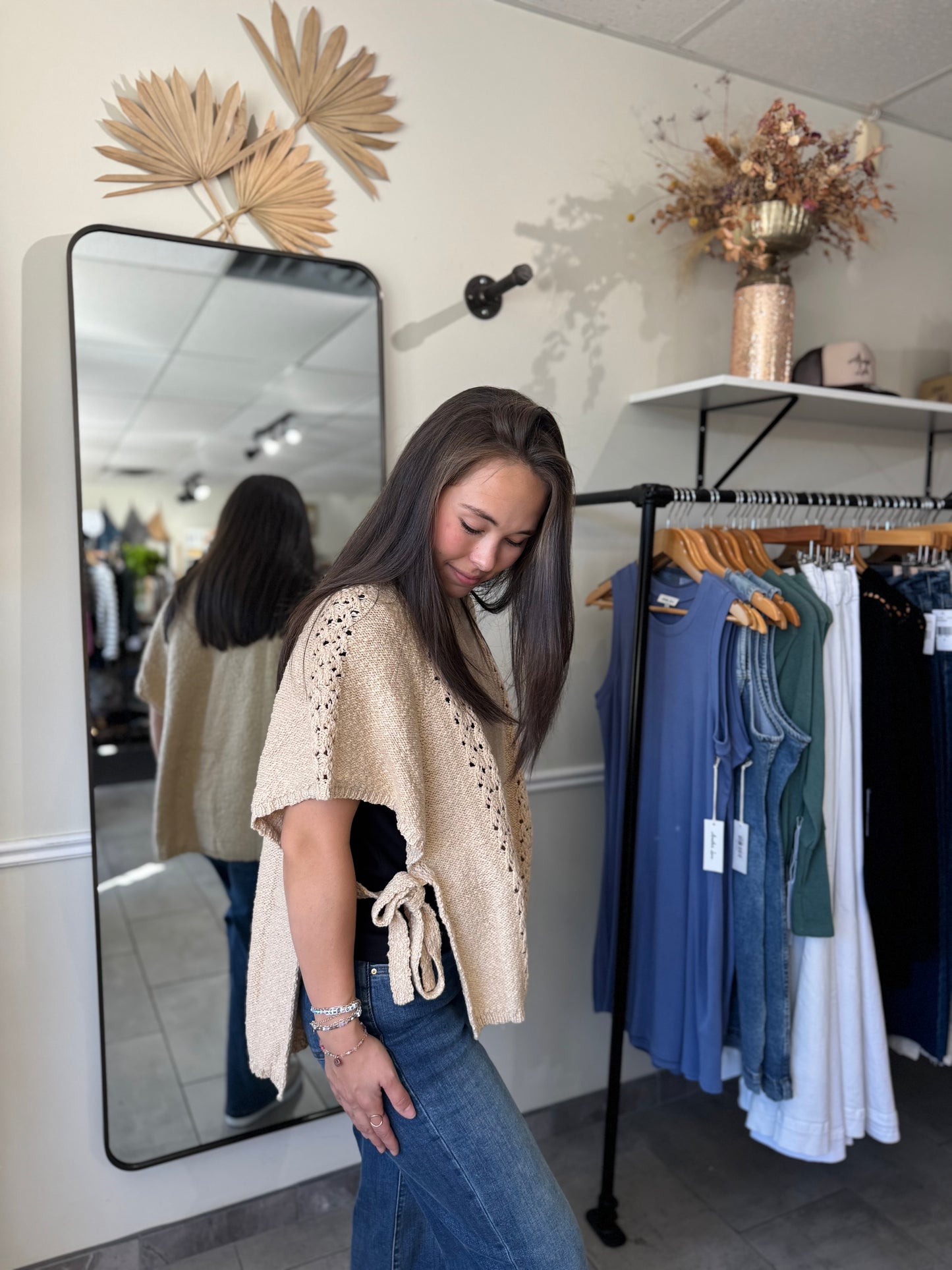 Sidelines Sweater Poncho