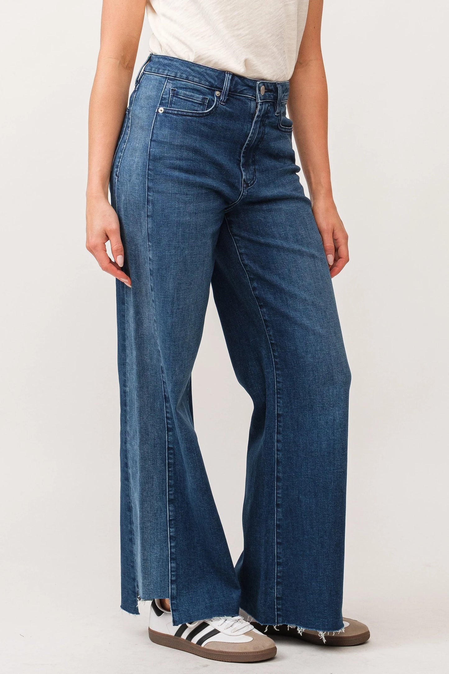 Fiona High Rise Wide Leg Jeans - Arctic Blue image 0