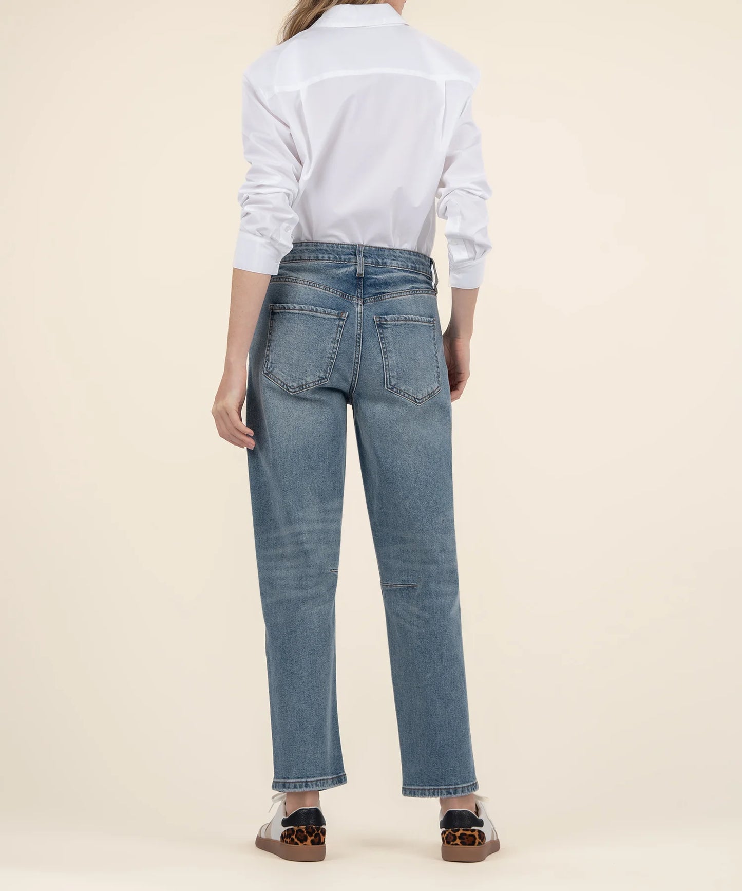 Ashley High Rise Slouchy Barrel Jeans - Leadership image 1