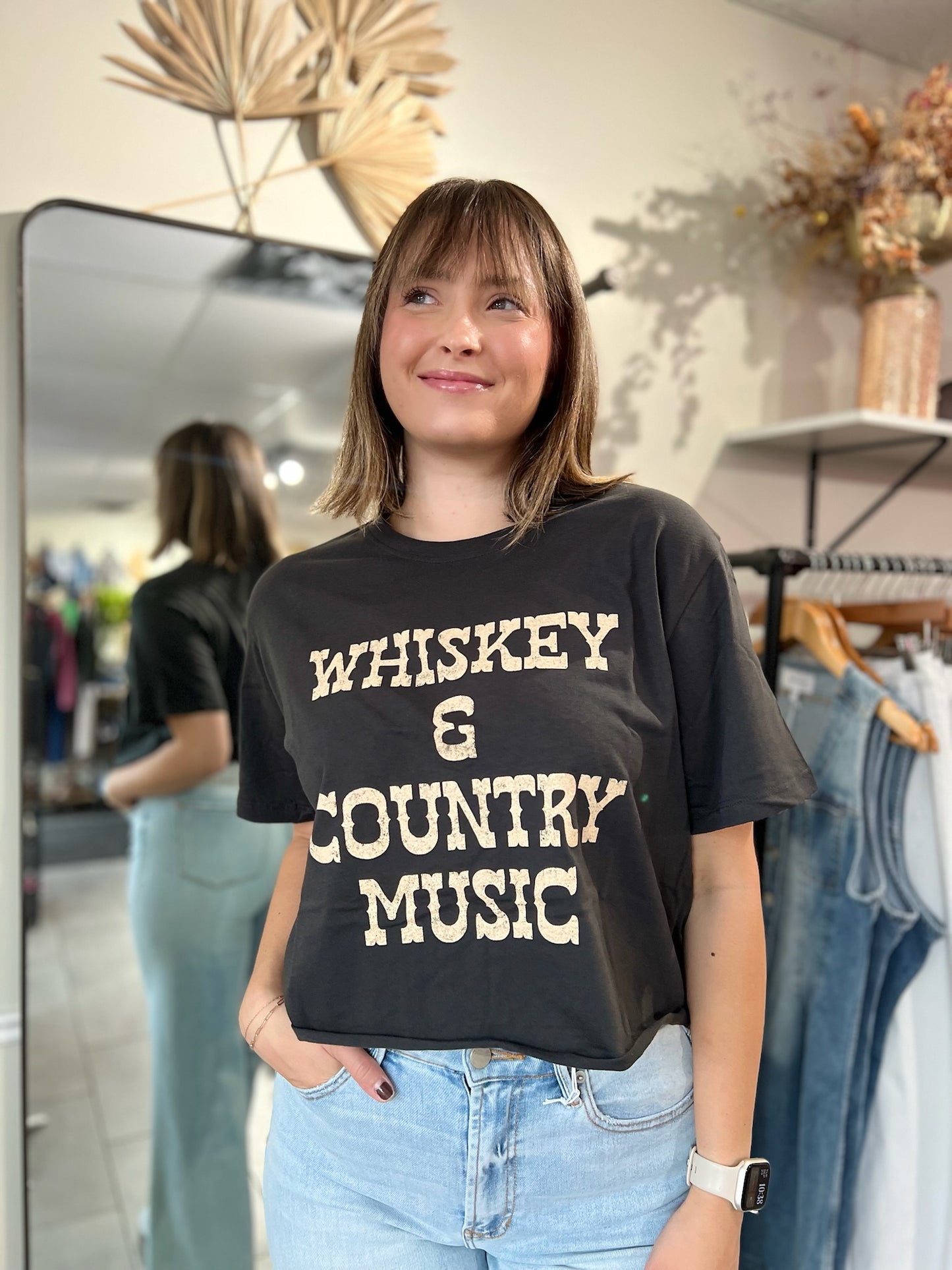 Whiskey and Country Music Tee