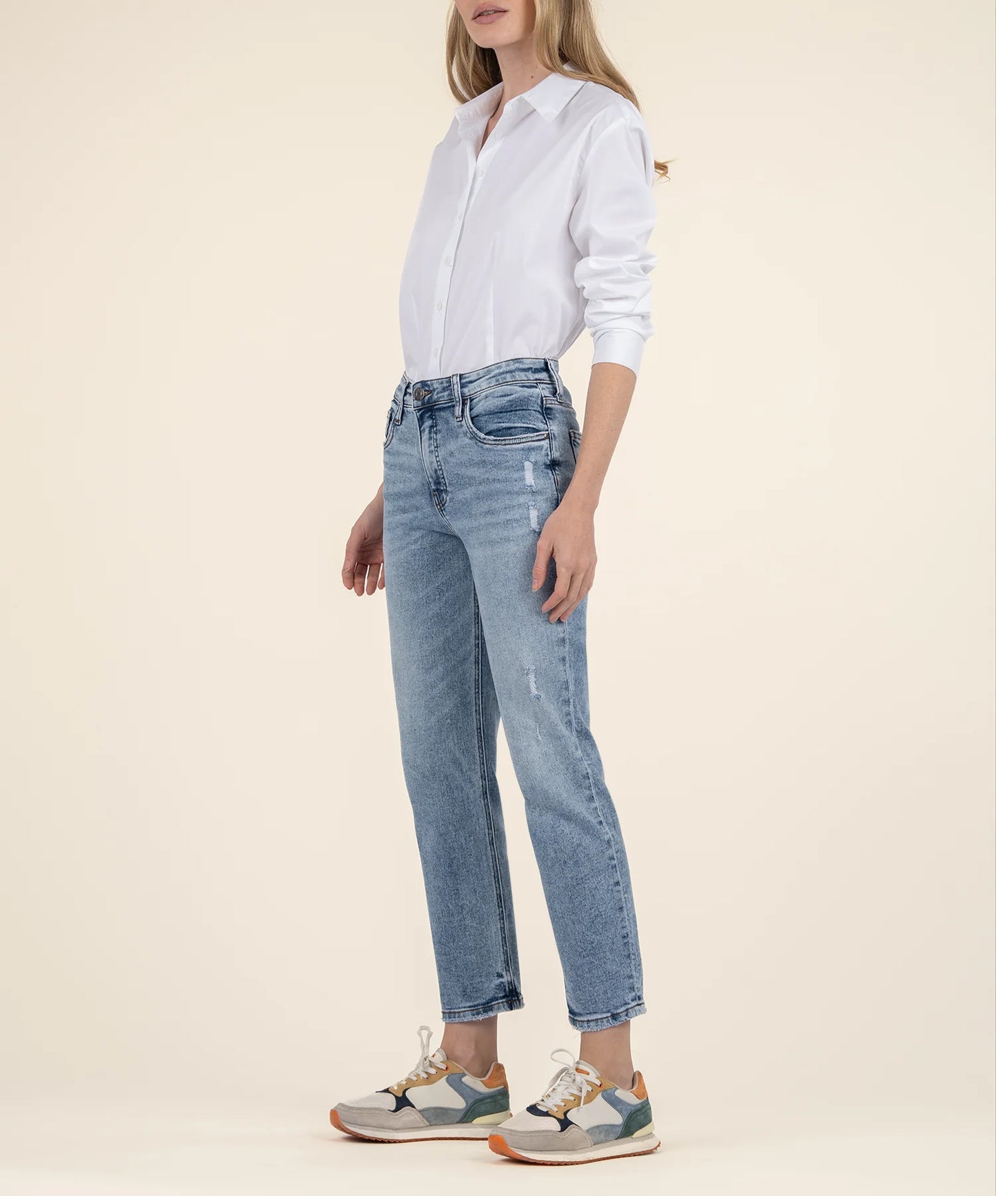 Rachael High Rise Mom Jeans - Equality image 1