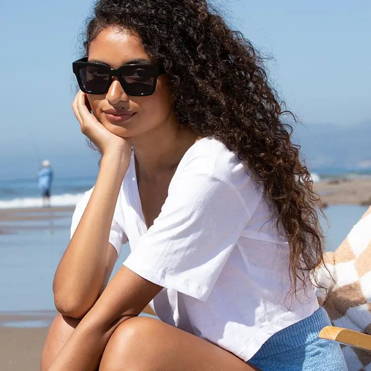 Fallon - Matte Onyx / Smoke Polarized