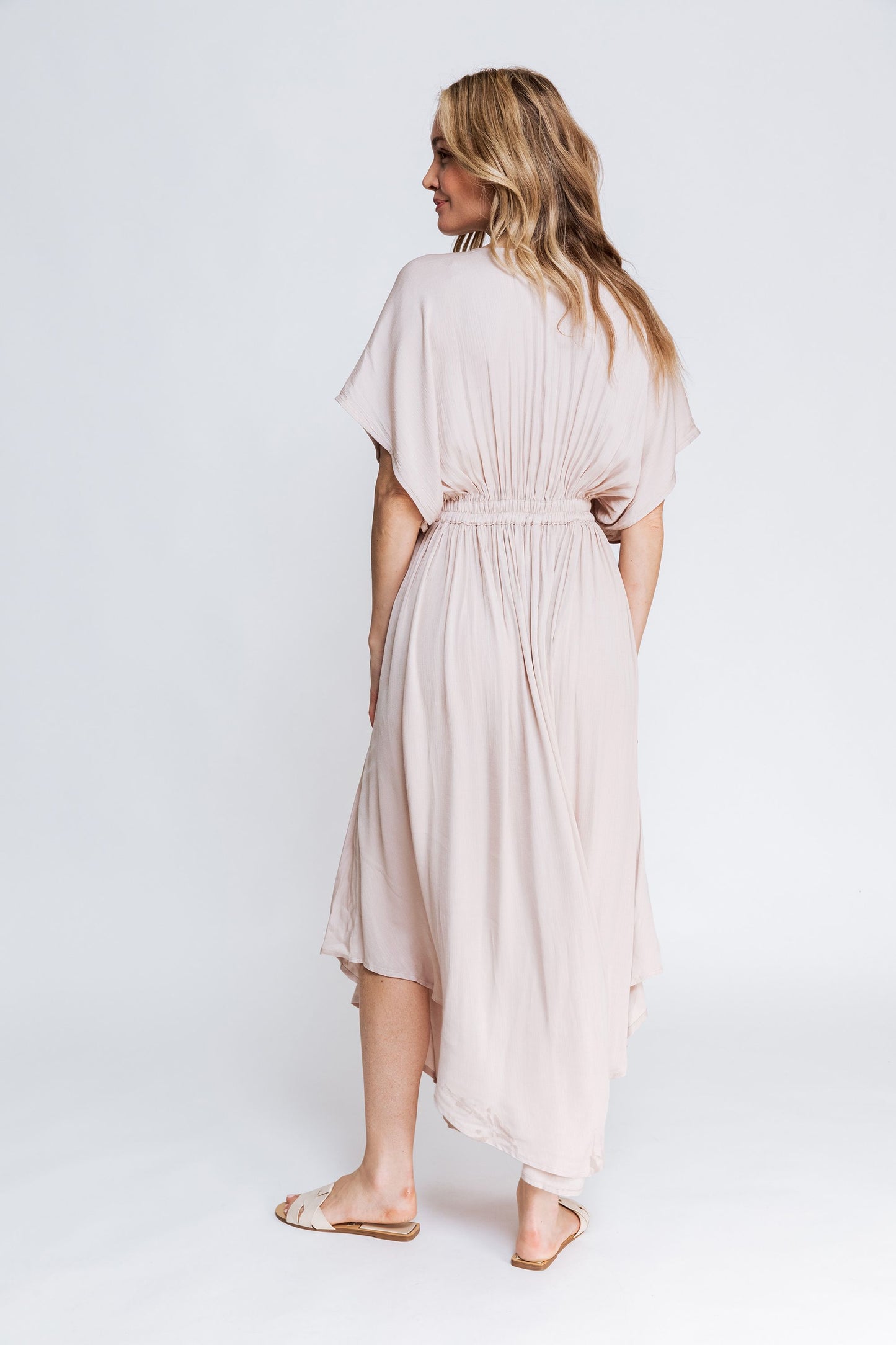 Beautiful Beige Maxi Dress image 2