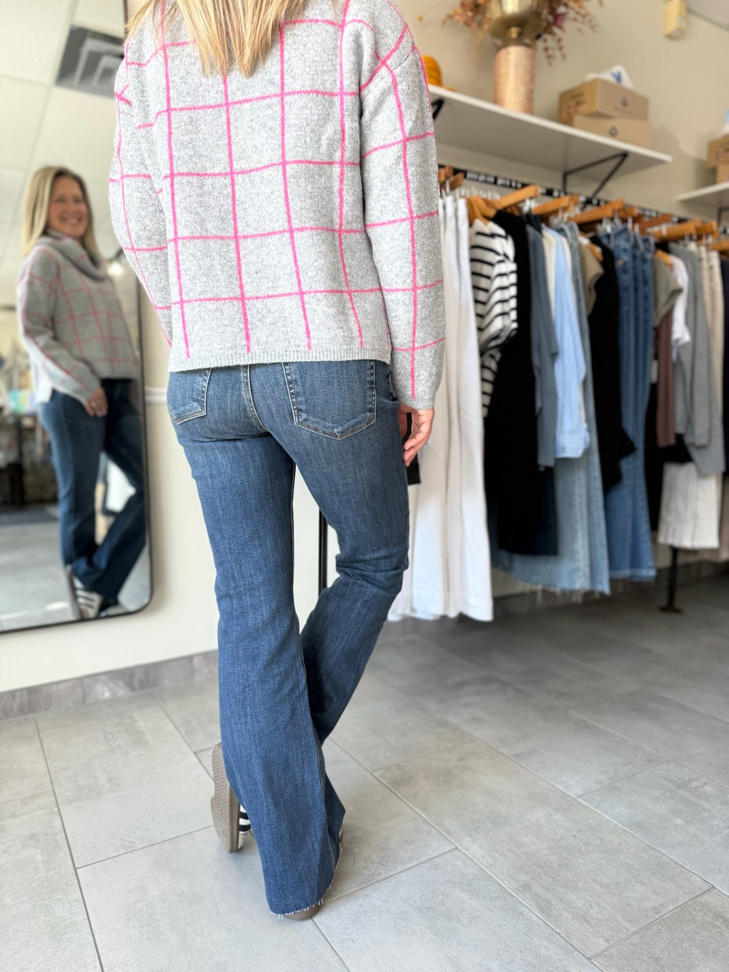 Stella High Rise Flare Jeans - Intriguing