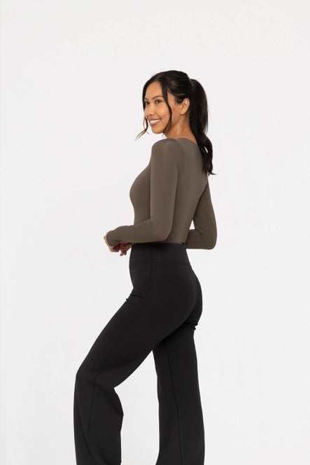 Double-Layered Long Sleeve Bodysuit image 2