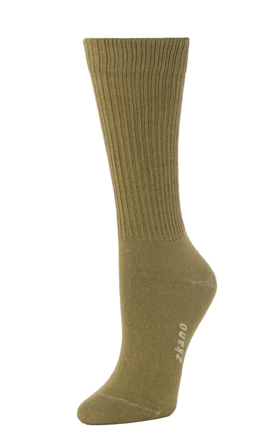 Rib Knit Organic Cotton Crew Socks image 8