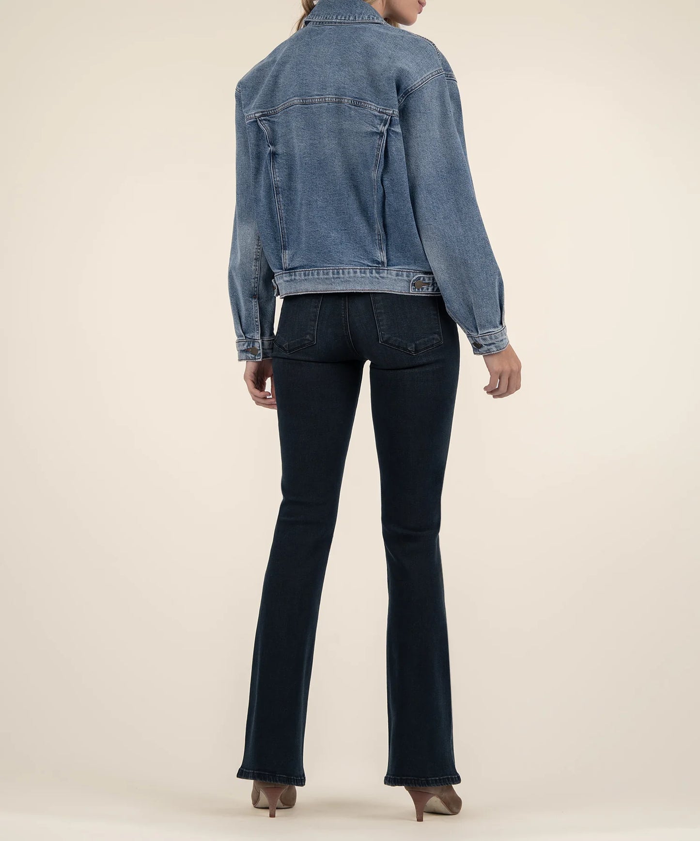 Liz Trucker Drop Shoulder Denim Jacket image 2