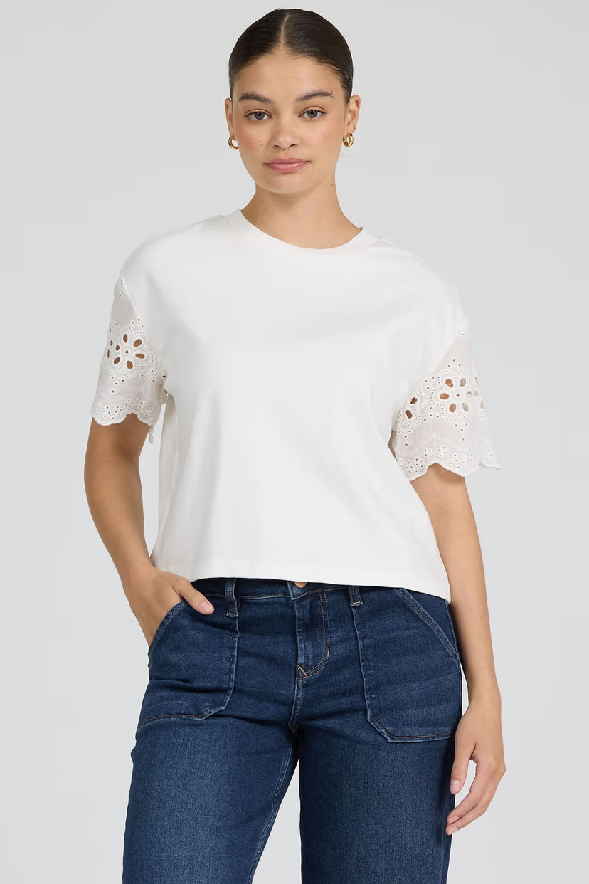 Maddox Top | Riviera White
