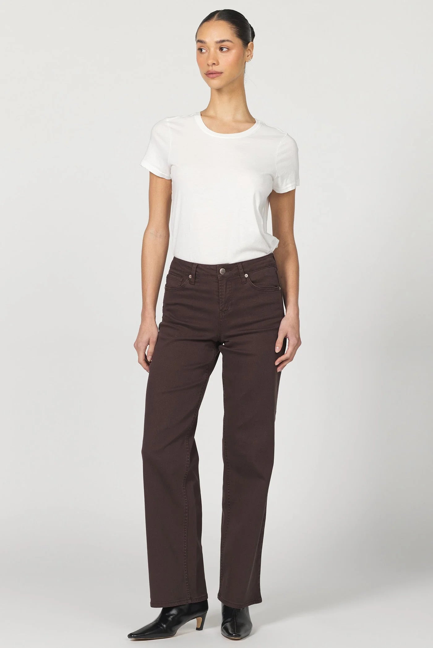 Taylor Straight Leg Jeans - Dark Oak