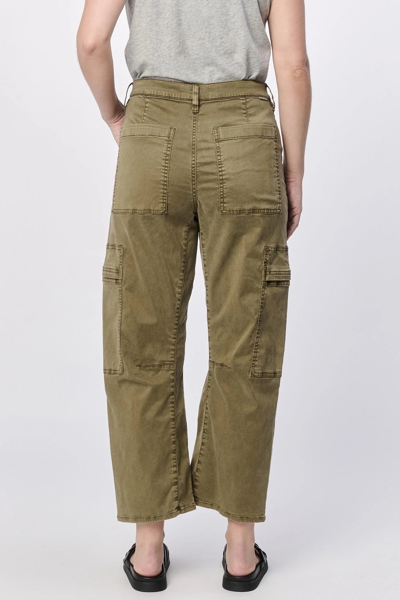 Lasso Baggy Fit Pants - Olive