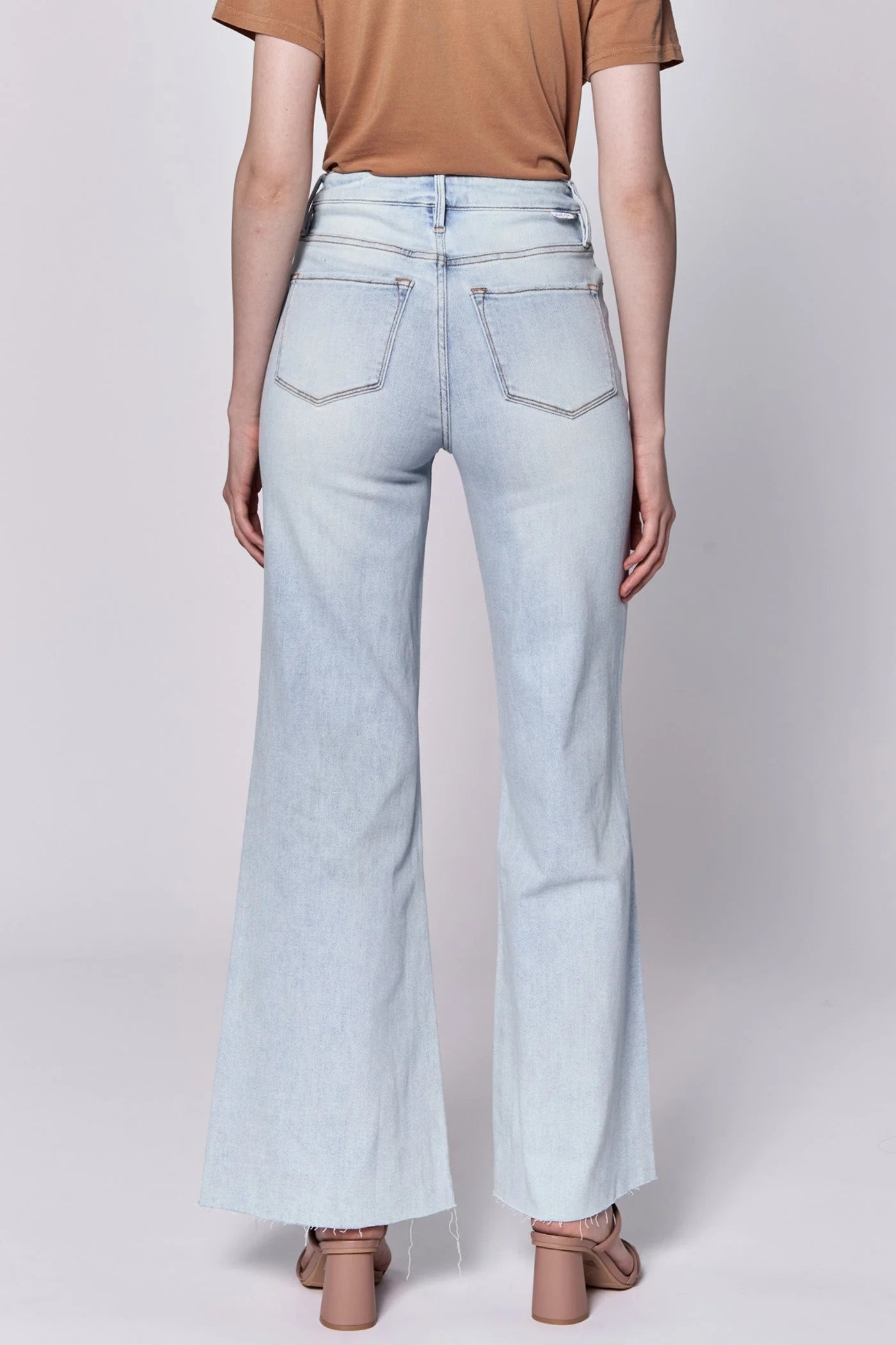 Fiona Wide Leg Jeans - Seaside