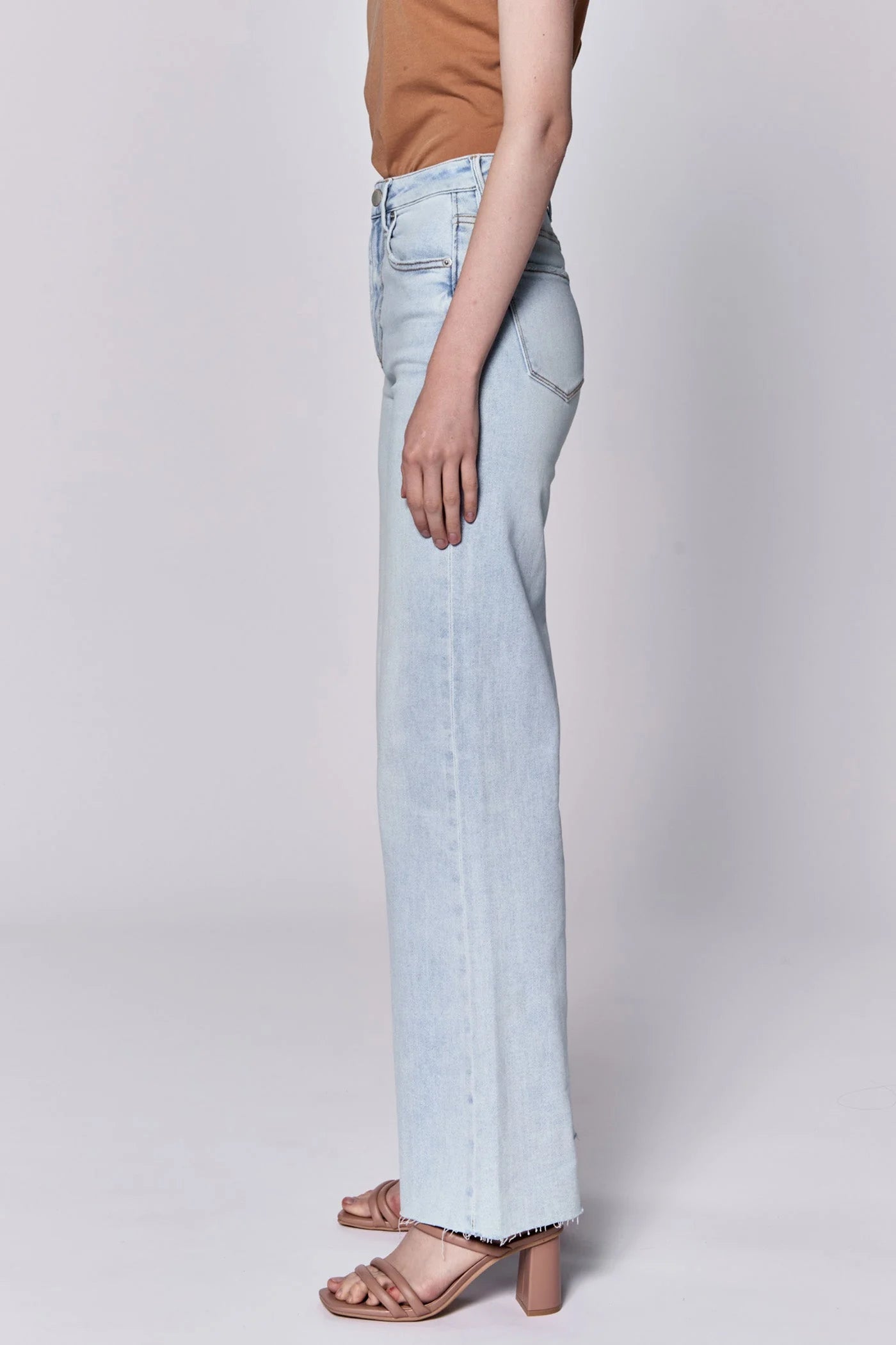 Fiona Wide Leg Jeans - Seaside