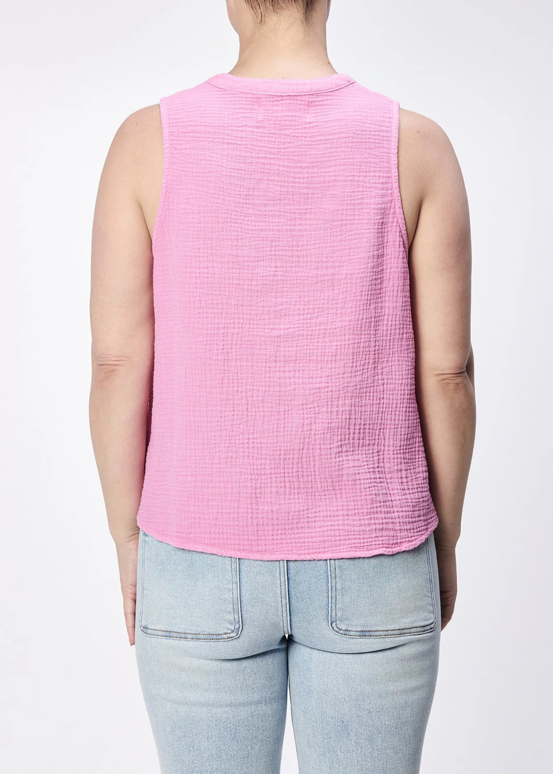 Raja Gauze Top - Rosebloom