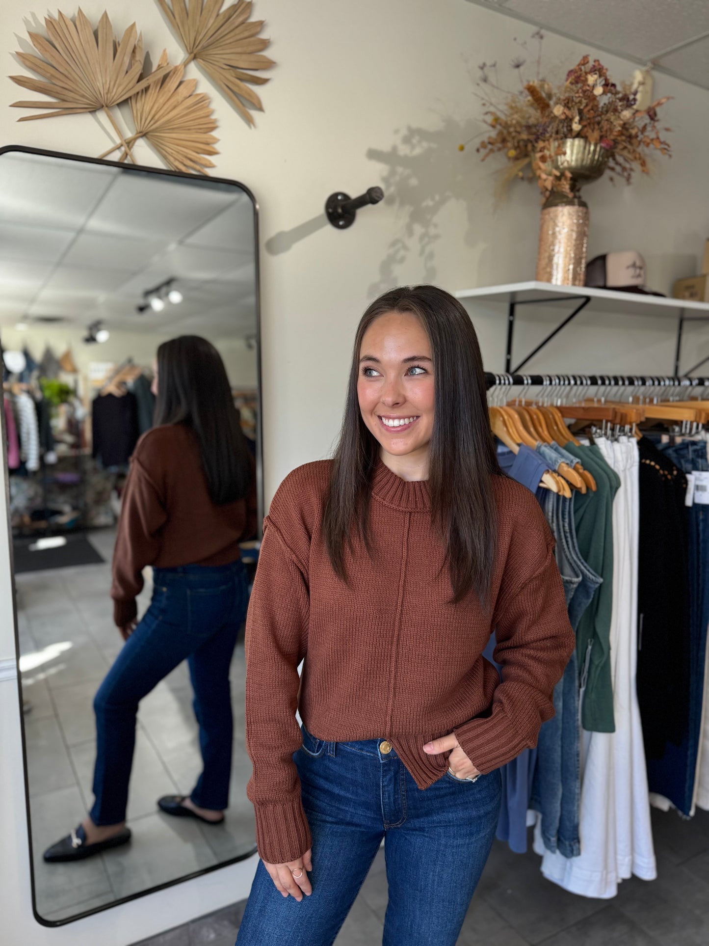 Essential Mock Neck Sweater