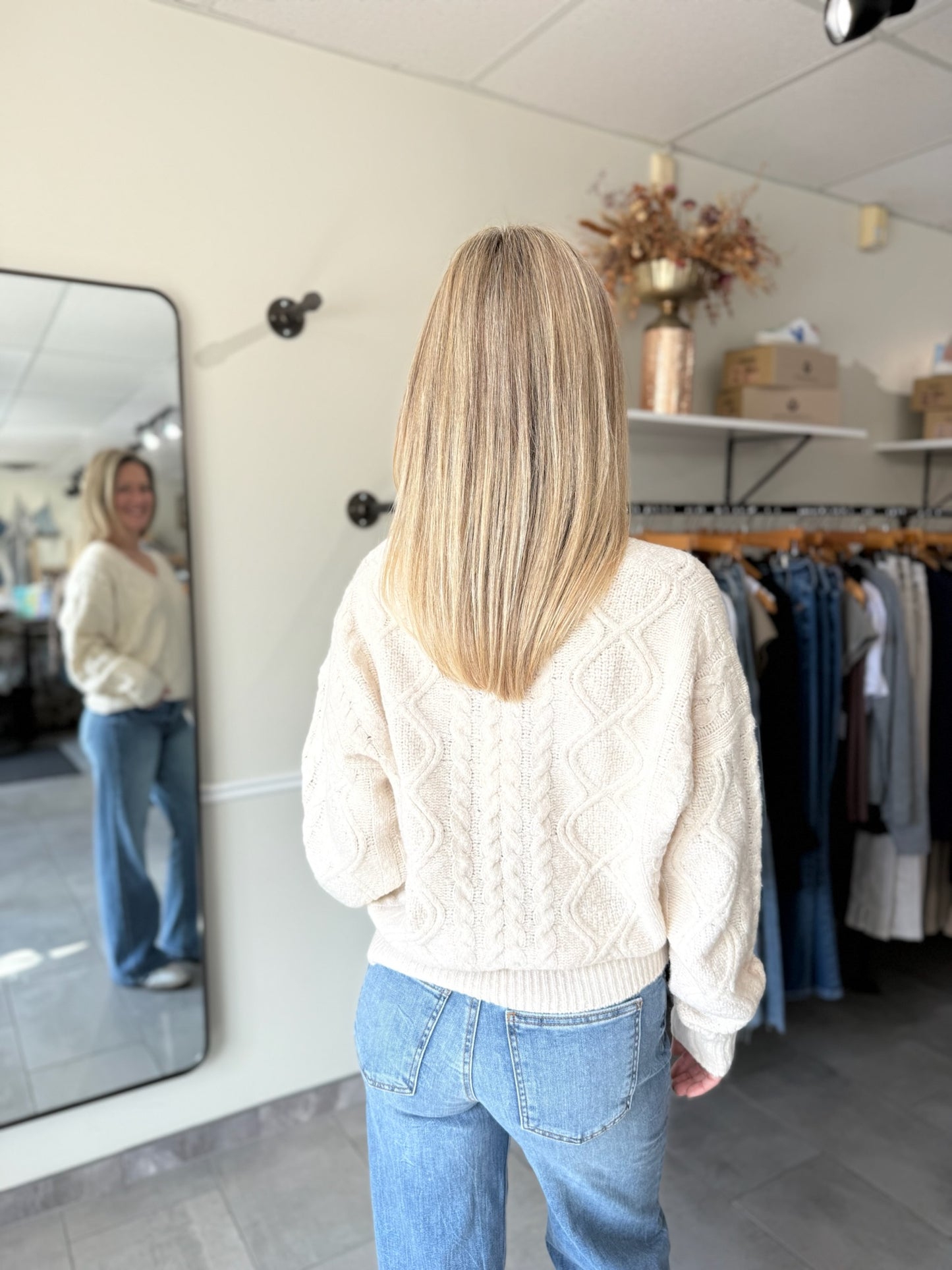 Lexi Cable Knit - Oatmeal