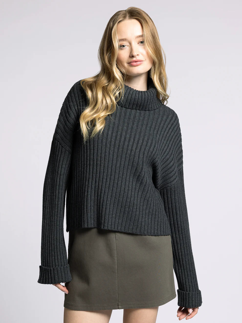 Virginia Sweater | Heather Charcoal