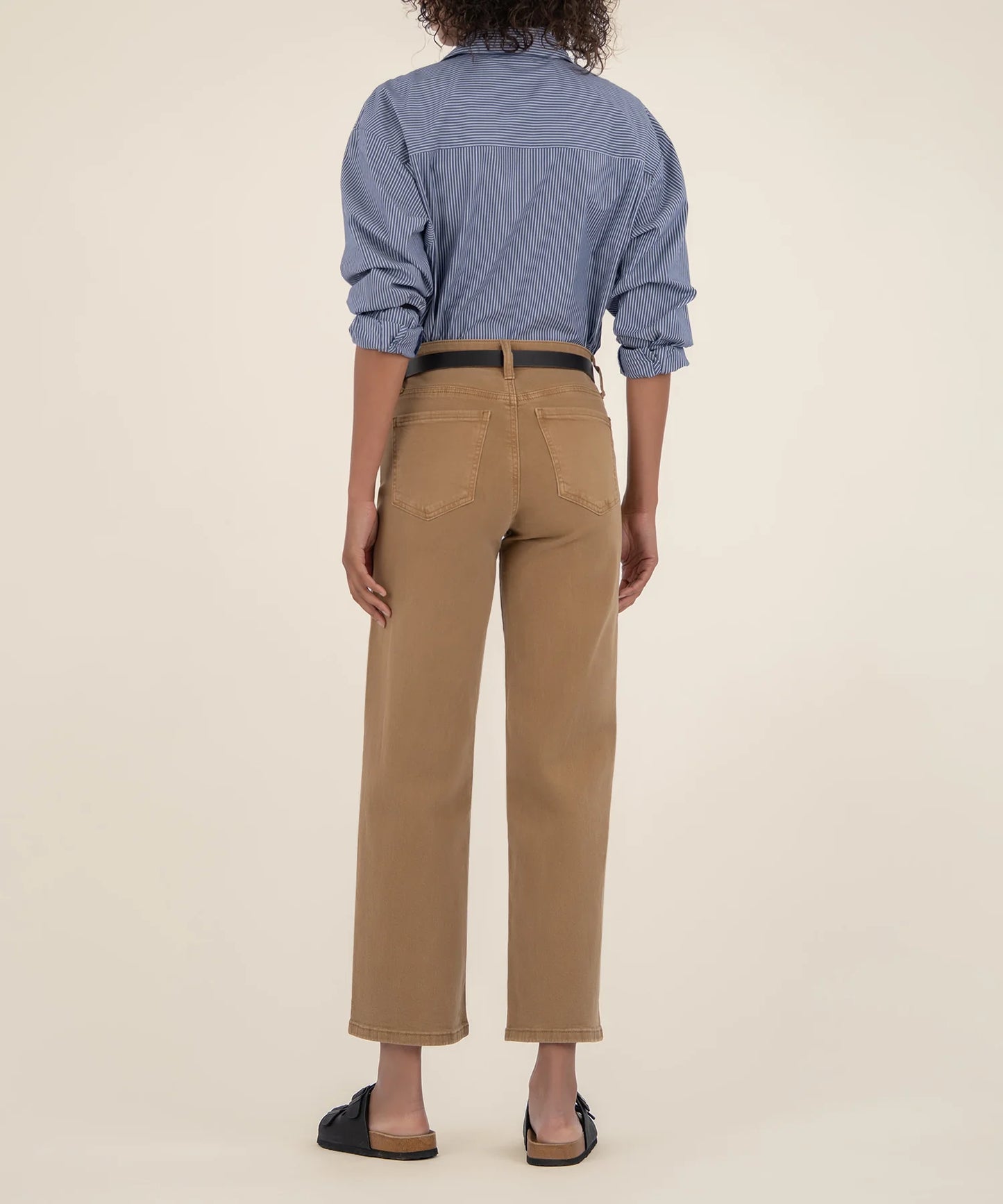Charlotte High Rise Wide Leg - Caramel
