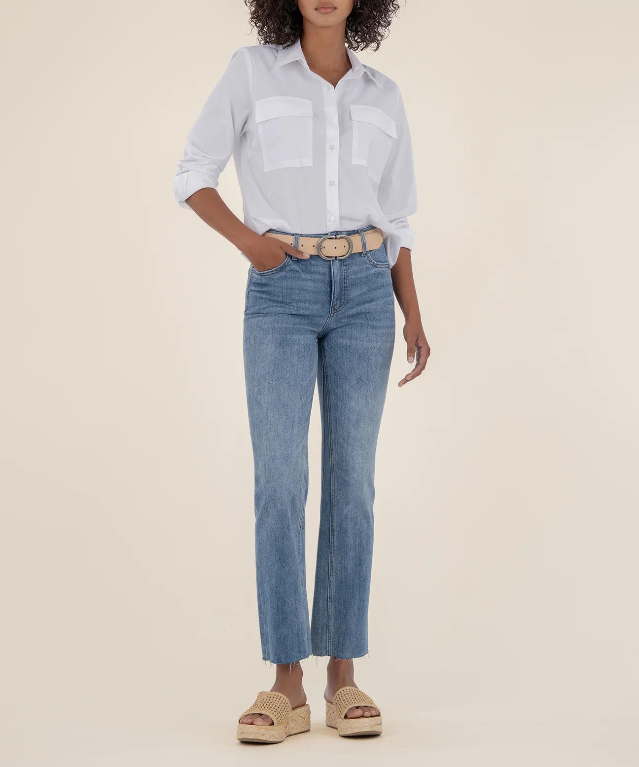 Kelsey High Rise Ankle Flare - Acceptance