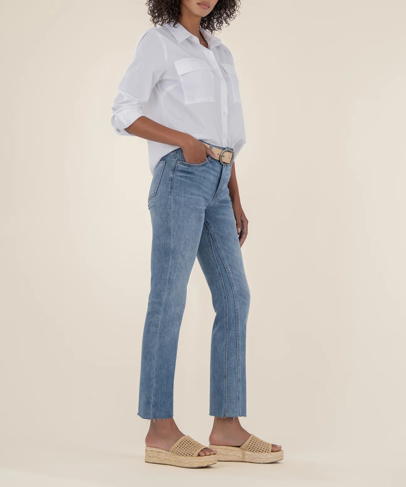 Kelsey High Rise Ankle Flare - Acceptance