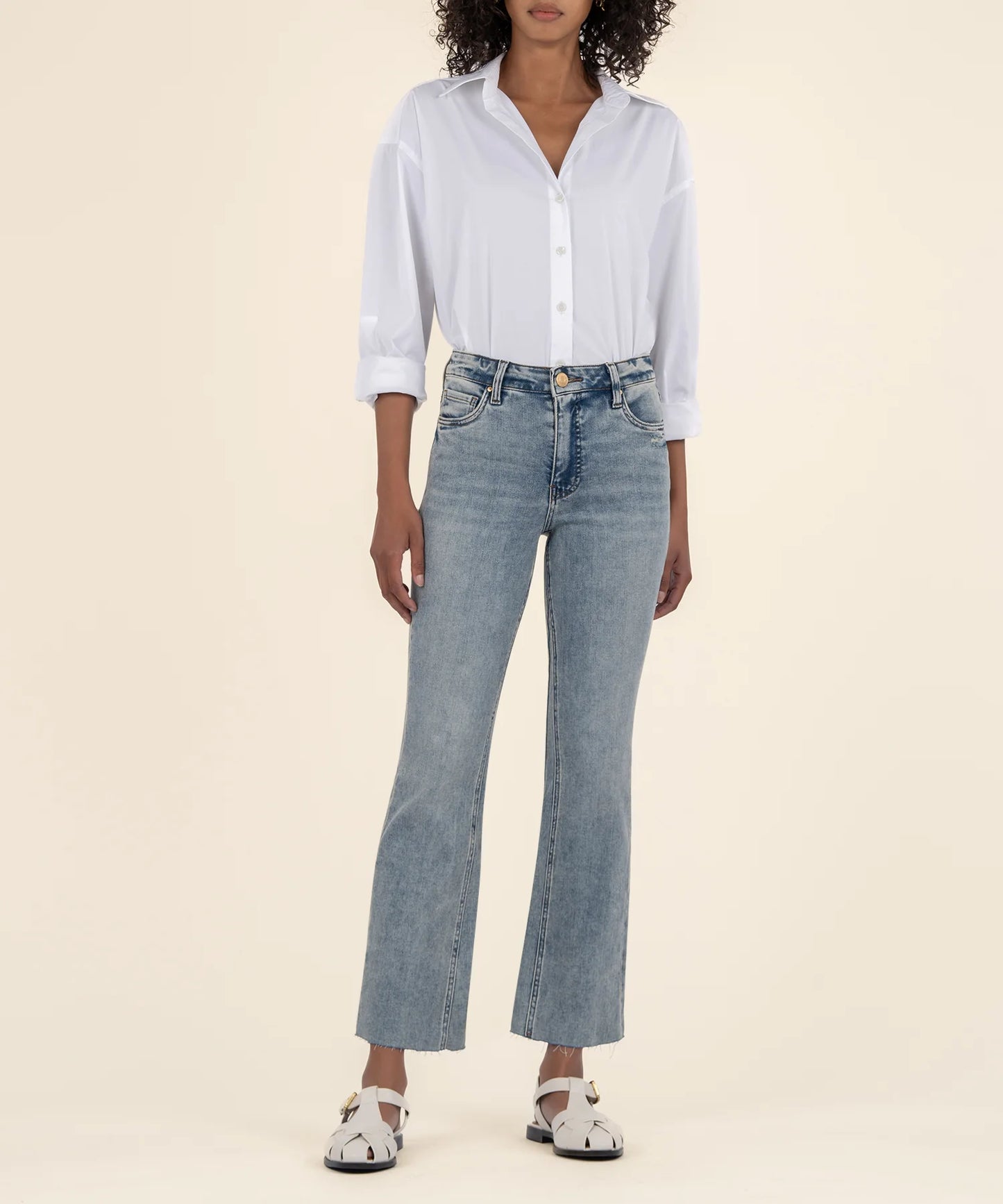 Kelsey High Rise Ankle Flare - Devotion