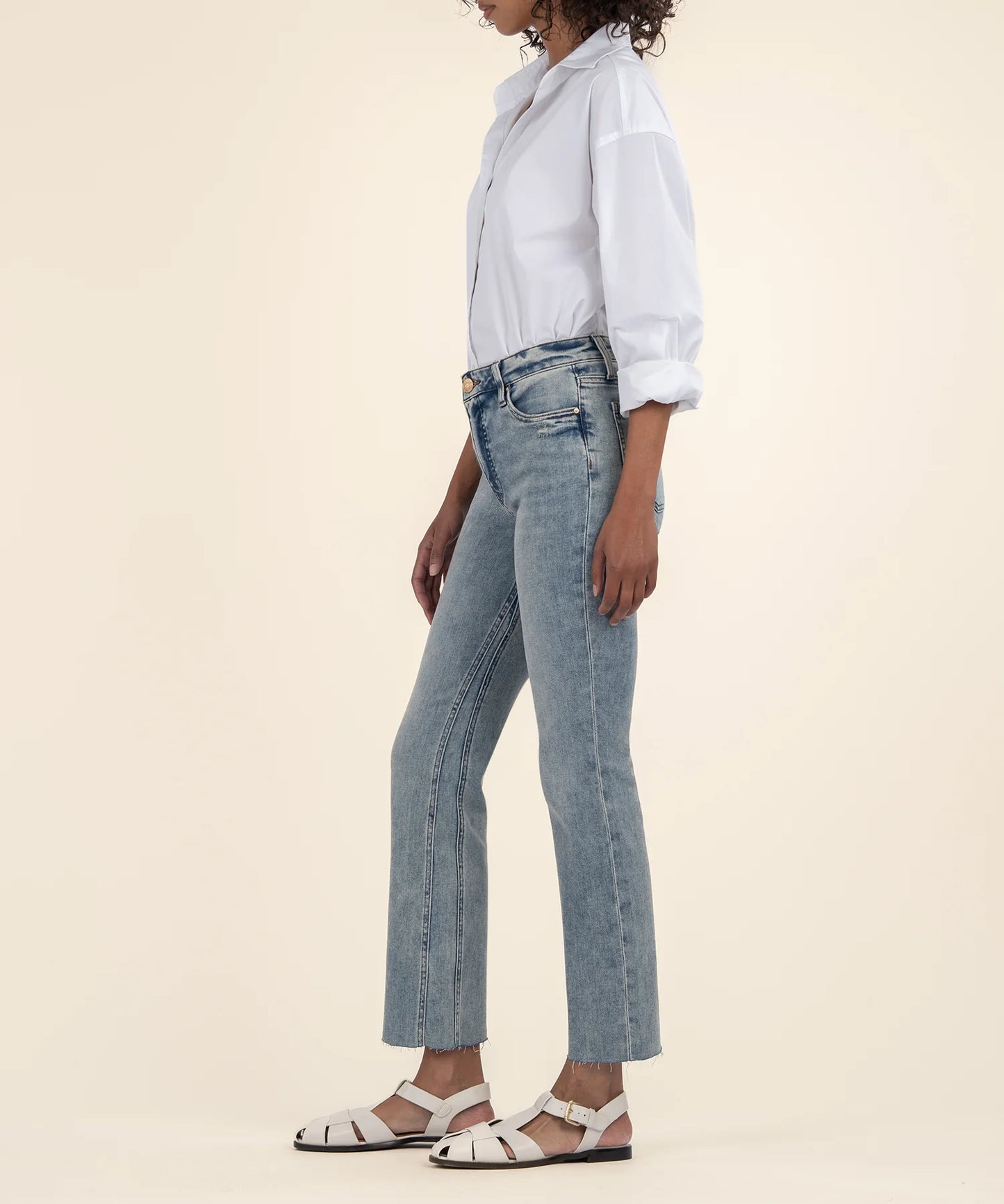 Kelsey High Rise Ankle Flare - Devotion