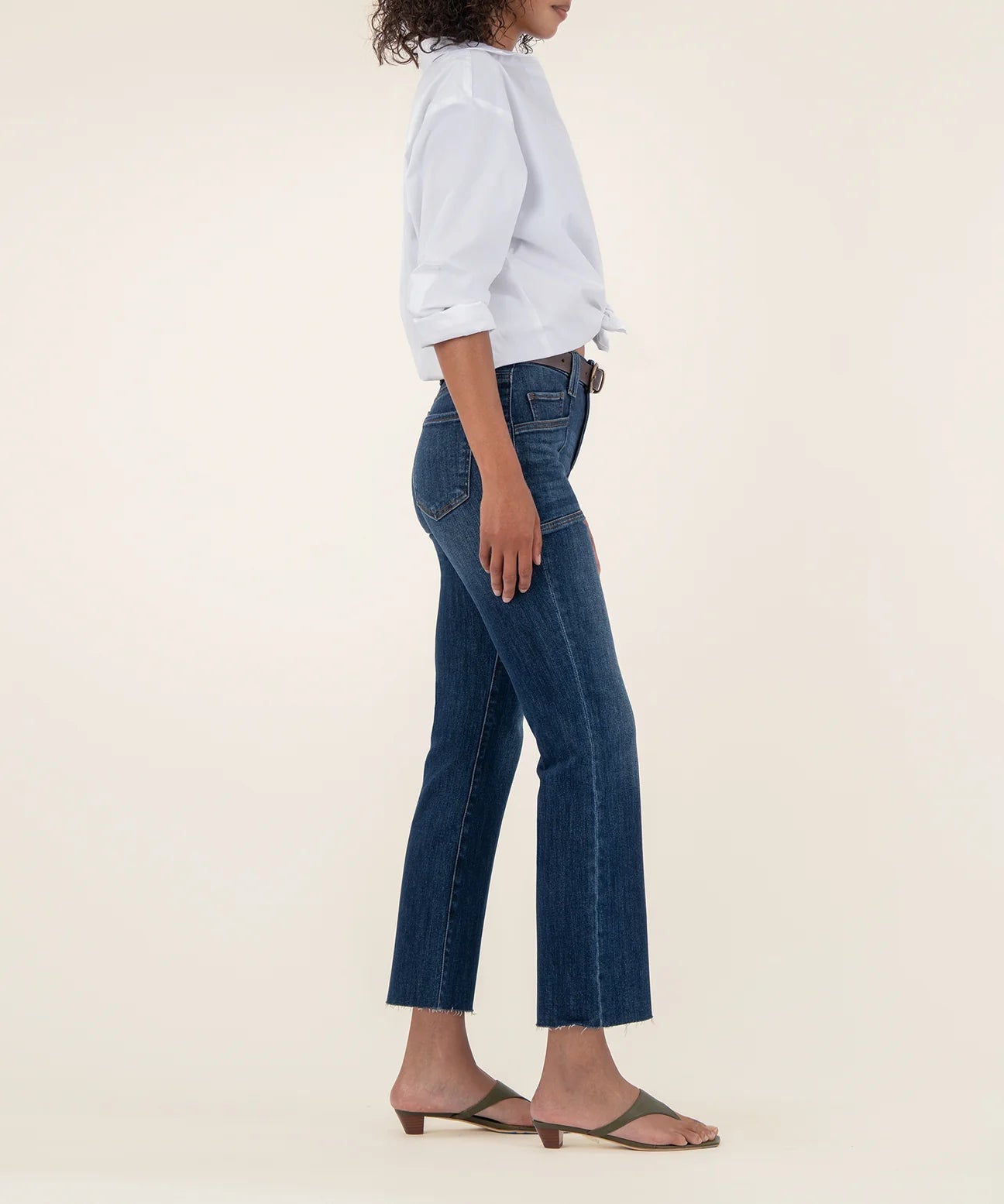 Kelsey High Rise Ankle Flare - Precocious