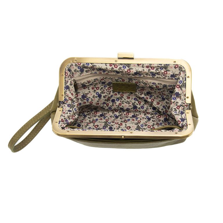 Vivie Kisslock Convertible Crossbody Wristlet