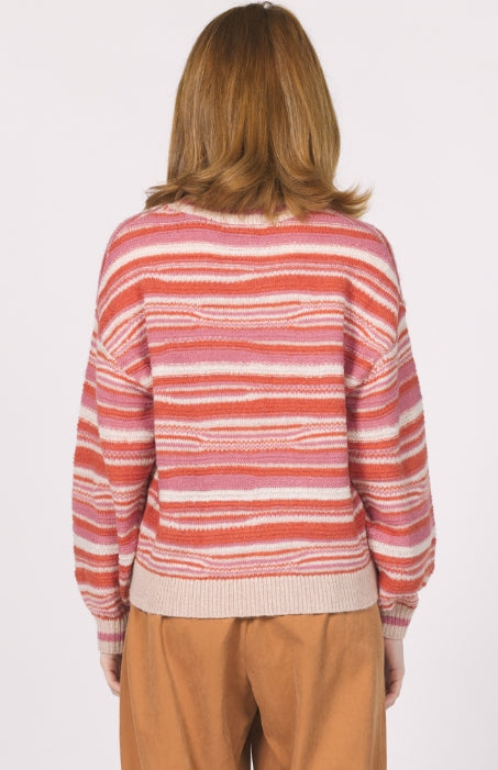 Tati Sweater - Maple Stripes