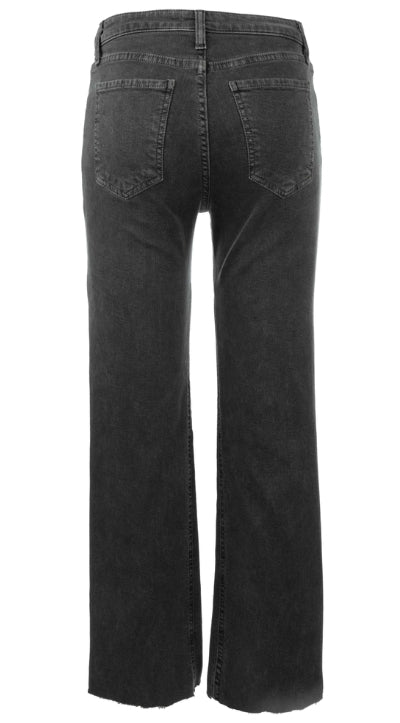 Kelsey High Rise Fab AB Ankle Flares - Pewter Green