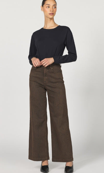 Audrey Wide Legs - Python