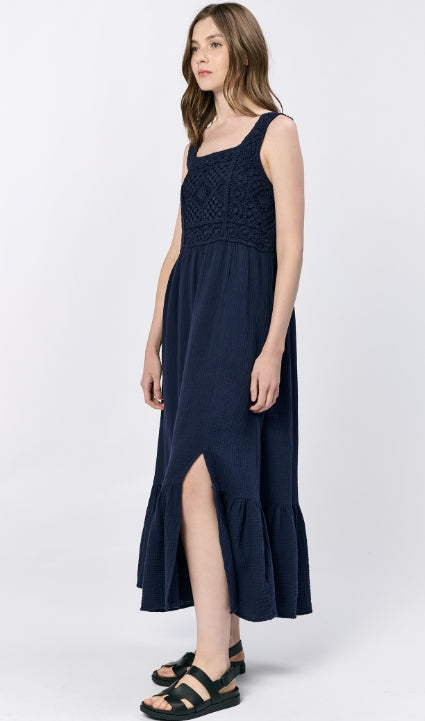 Chastidy Crochet Maxi Dress