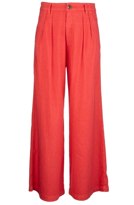 Ryan High Rise Wide Leg Pants - Watermelon