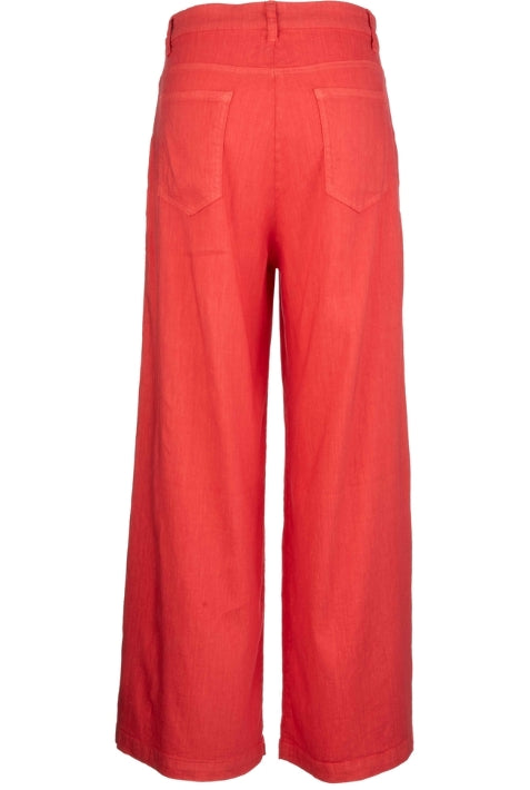 Ryan High Rise Wide Leg Pants - Watermelon