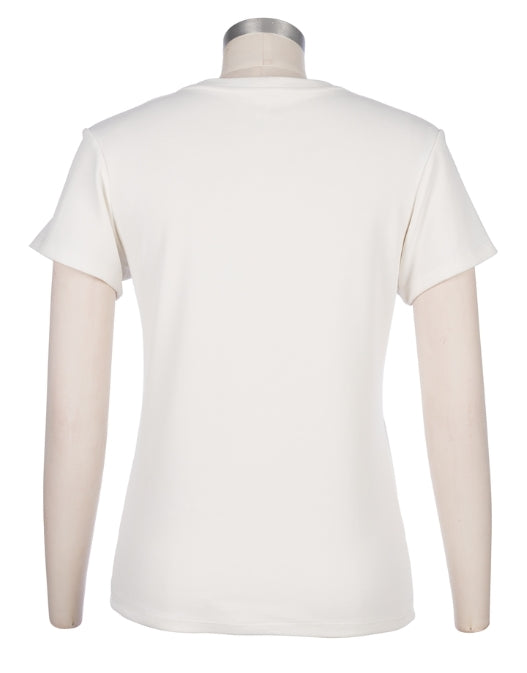 Remington Scoop Neck Short Sleeve Tee - Ivory