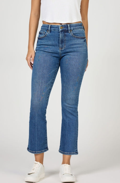 Jeanne Ankle Flare Jeans | Evergreen