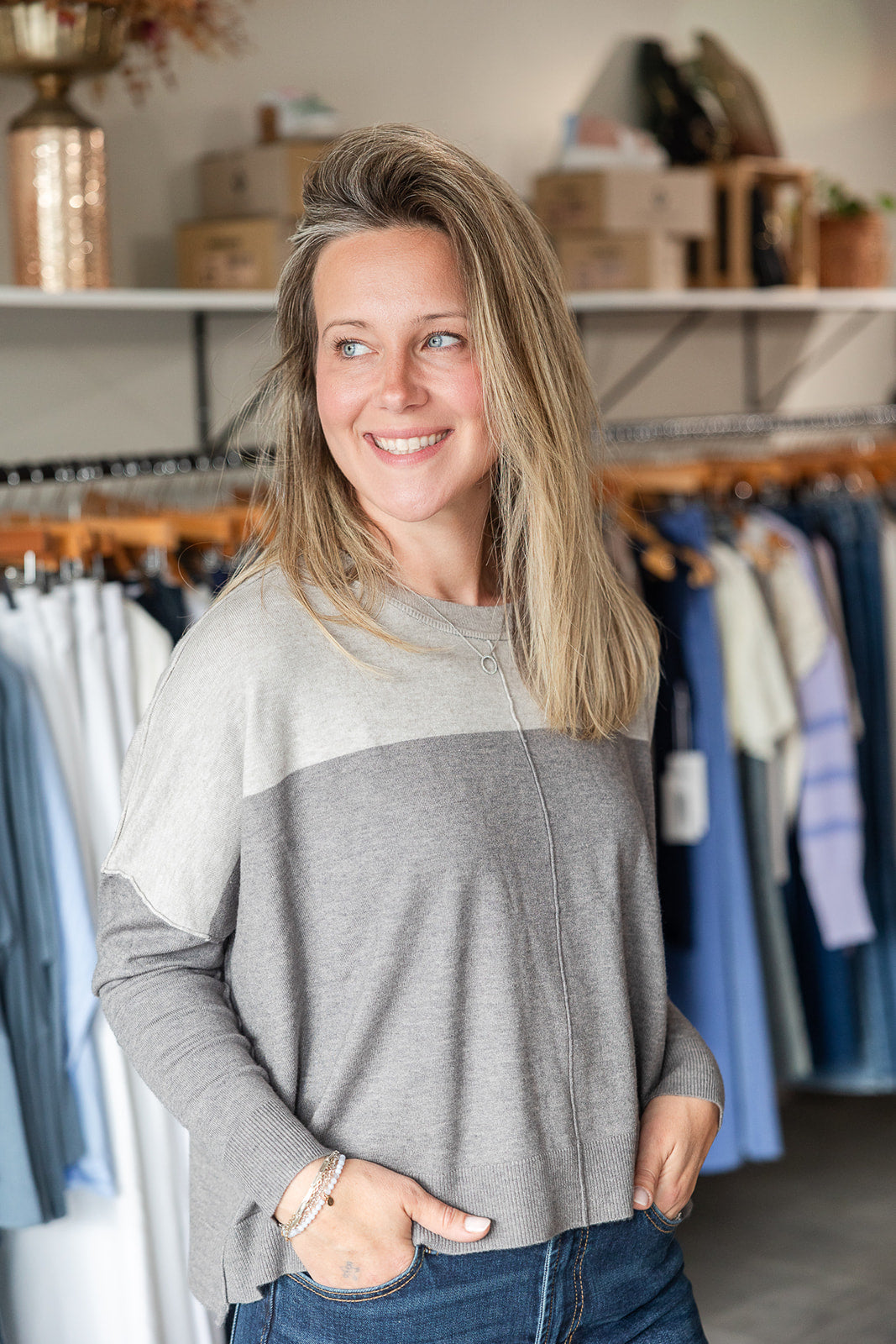 Kaelyn Sweater - Charcoal
