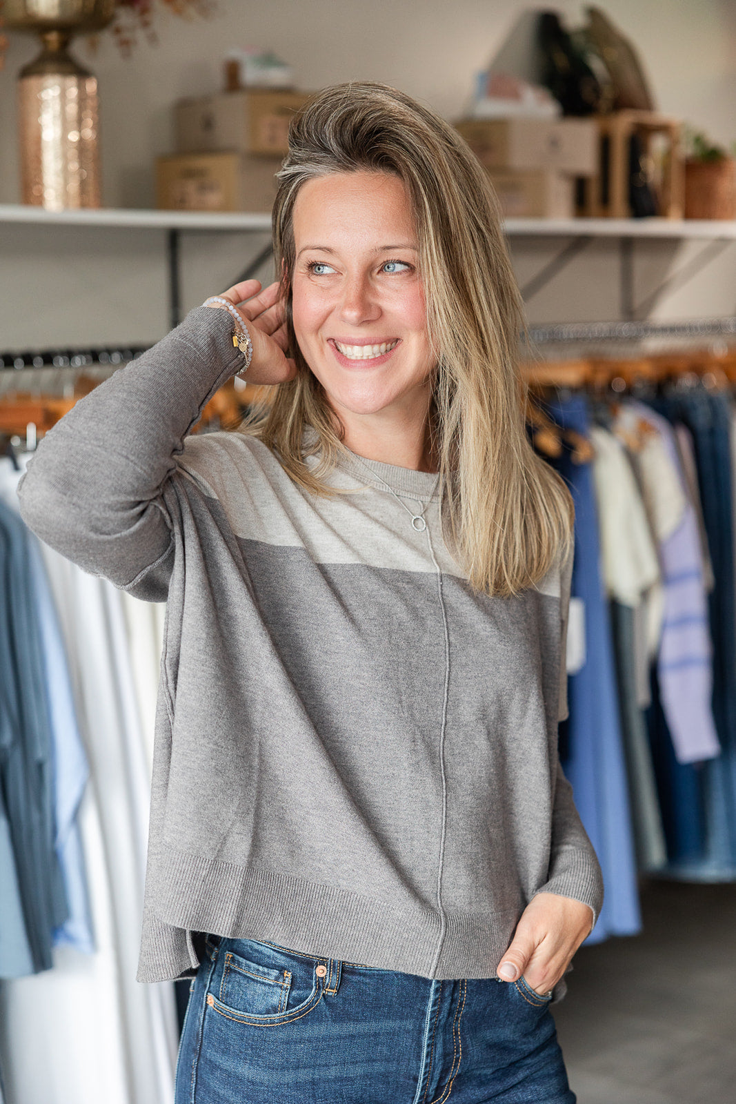 Kaelyn Sweater - Charcoal
