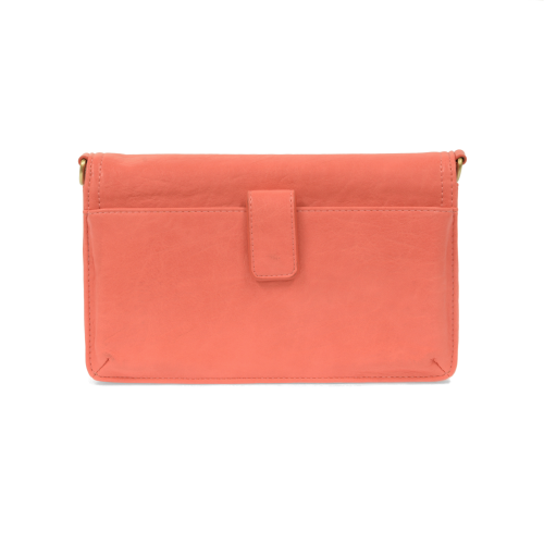 Billie Mini Organizer Crossbody | Bright Coral